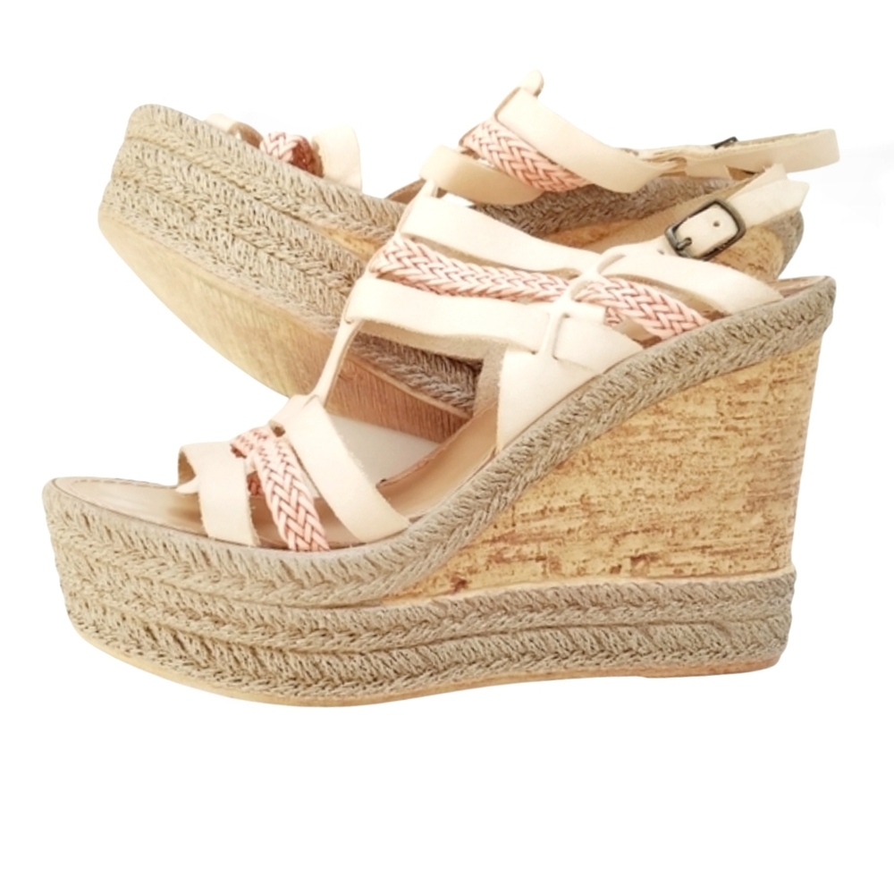 Texto |  Platfom Espadrilles Wedge heels size 40
